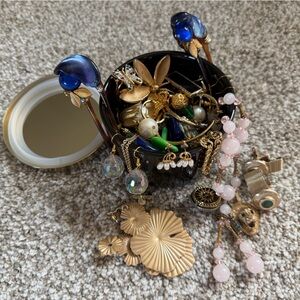 Jewelry bundle with earrings, necklaces, and bracelets lot